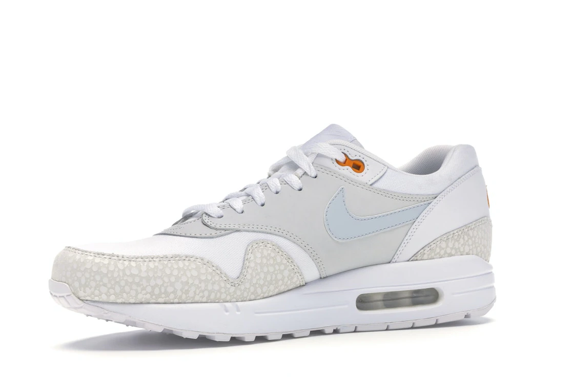 Vue 16 de Nike Air Max 1 White Kumquat
