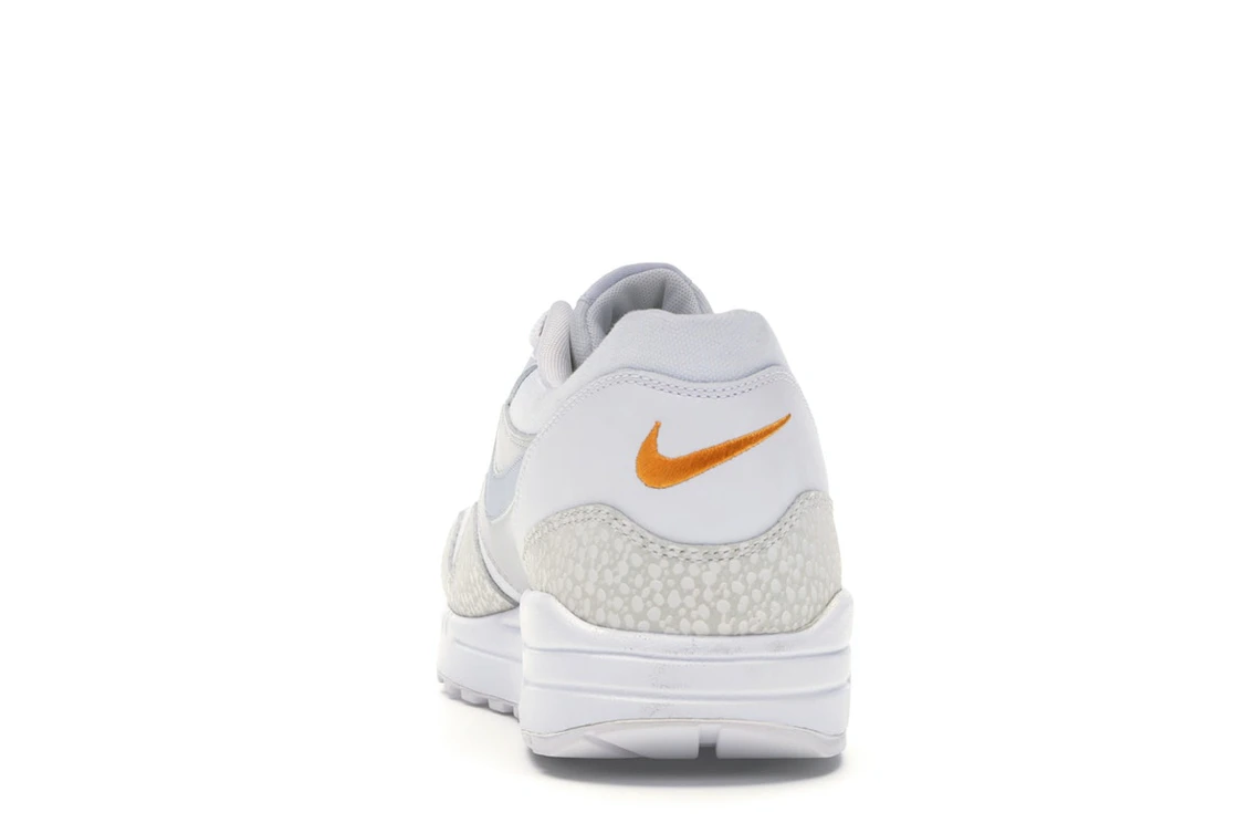 Vue 27 de Nike Air Max 1 White Kumquat