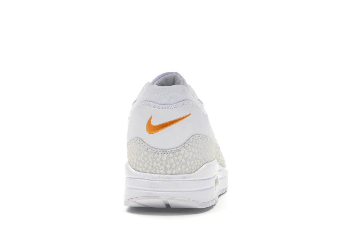 Vue 28 de Nike Air Max 1 White Kumquat