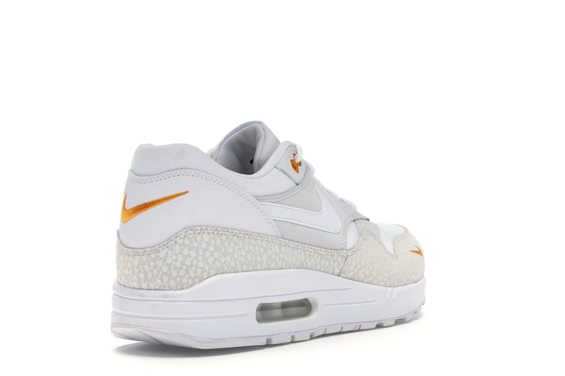 Vue 31 de Nike Air Max 1 White Kumquat