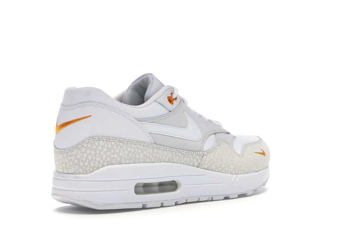 Vue 32 de Nike Air Max 1 White Kumquat