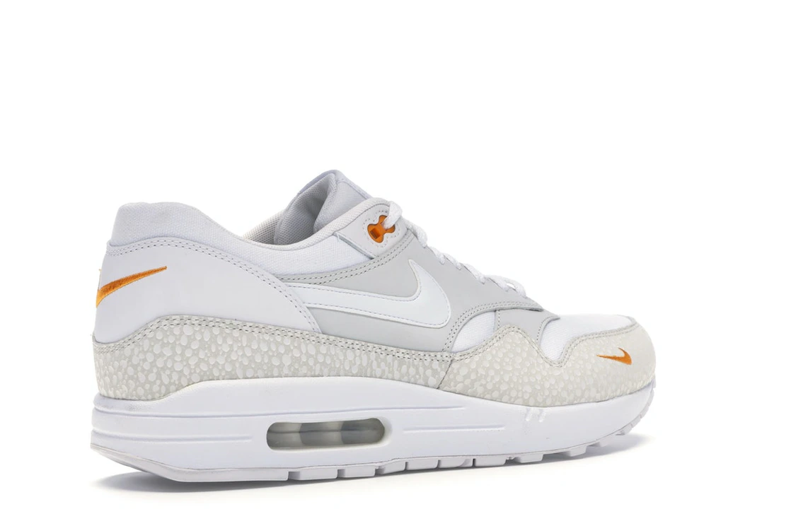 Vue 33 de Nike Air Max 1 White Kumquat