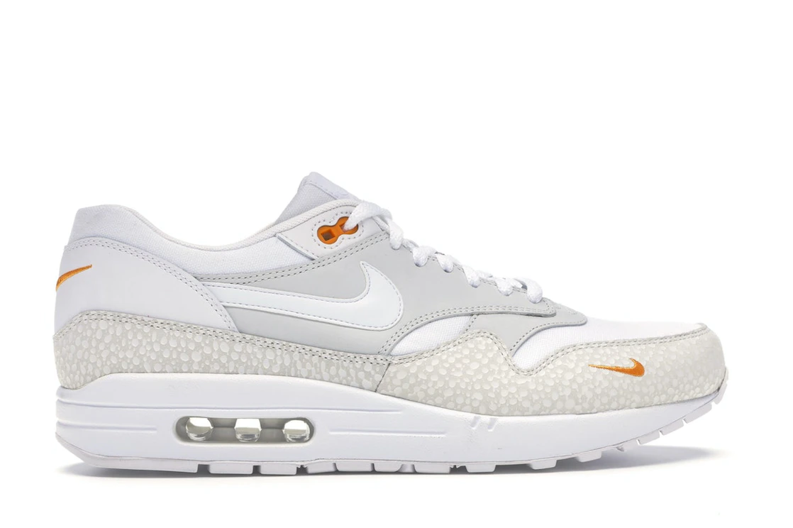 Vue 36 de Nike Air Max 1 White Kumquat