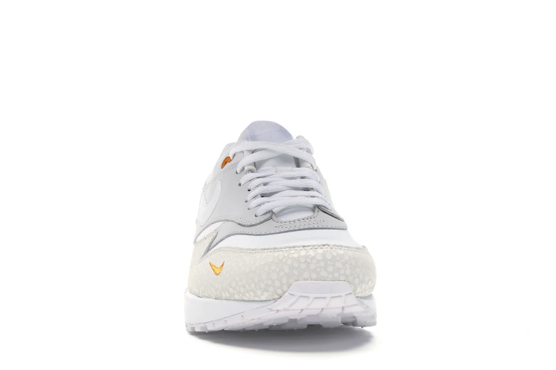 Vue 9 de Nike Air Max 1 White Kumquat