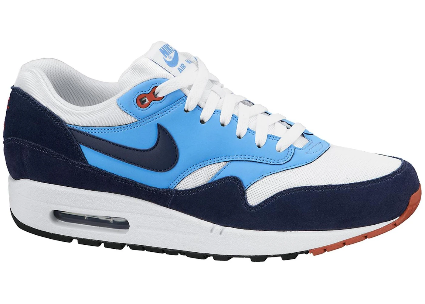 Nike Air Max 1 White Midnight Navy