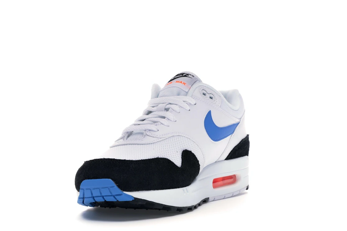 Vue 13 de Nike Air Max 1 White Photo Blue Black