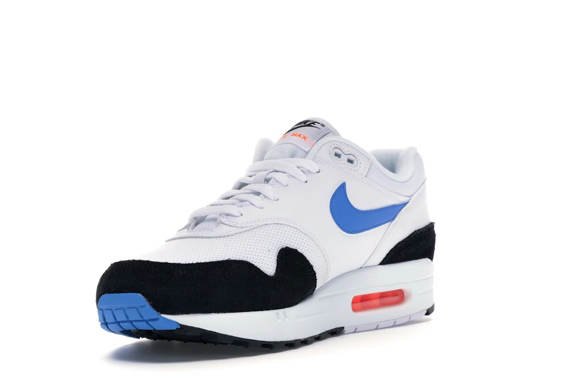Vue 14 de Nike Air Max 1 White Photo Blue Black