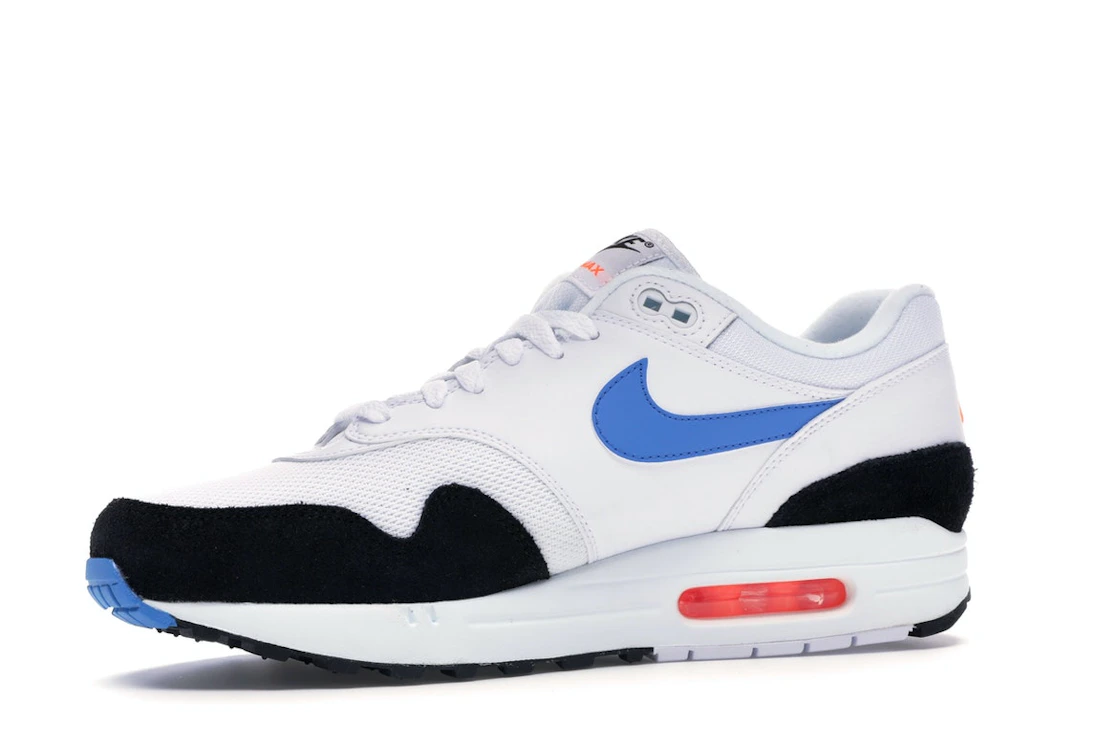 Vue 17 de Nike Air Max 1 White Photo Blue Black