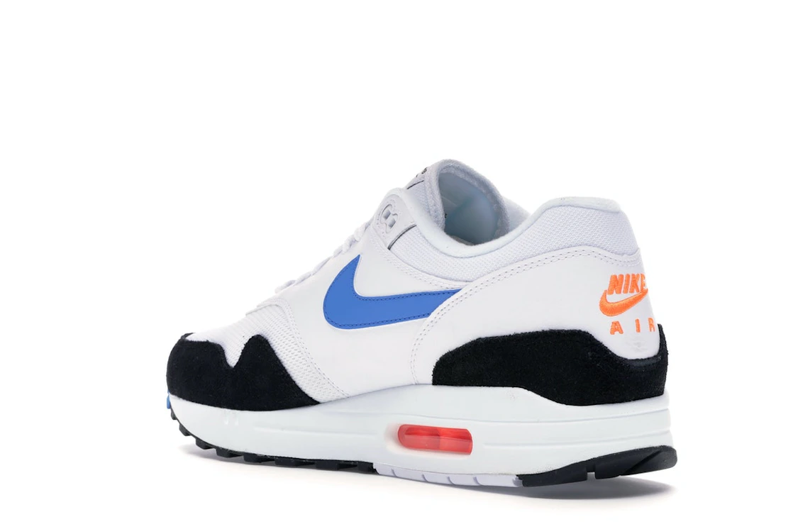 Vue 24 de Nike Air Max 1 White Photo Blue Black