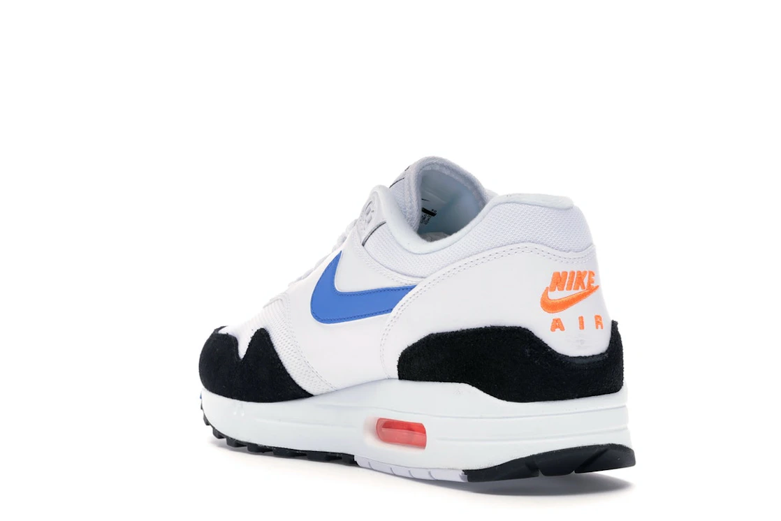 Vue 25 de Nike Air Max 1 White Photo Blue Black