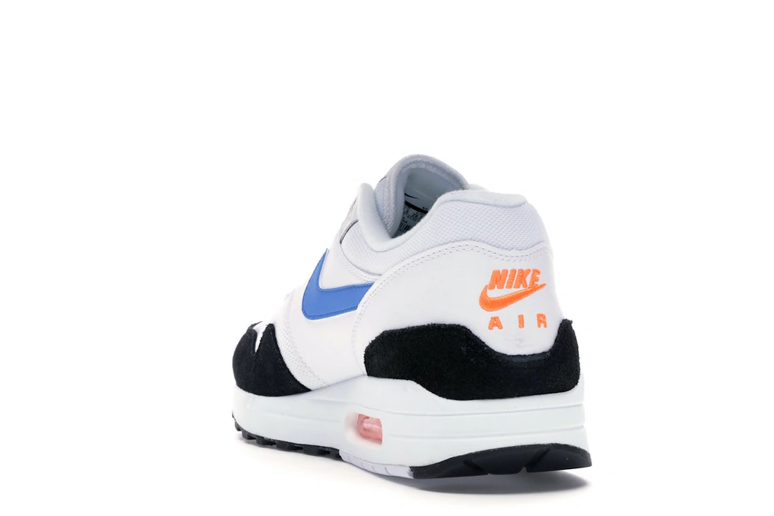 Vue 26 de Nike Air Max 1 White Photo Blue Black