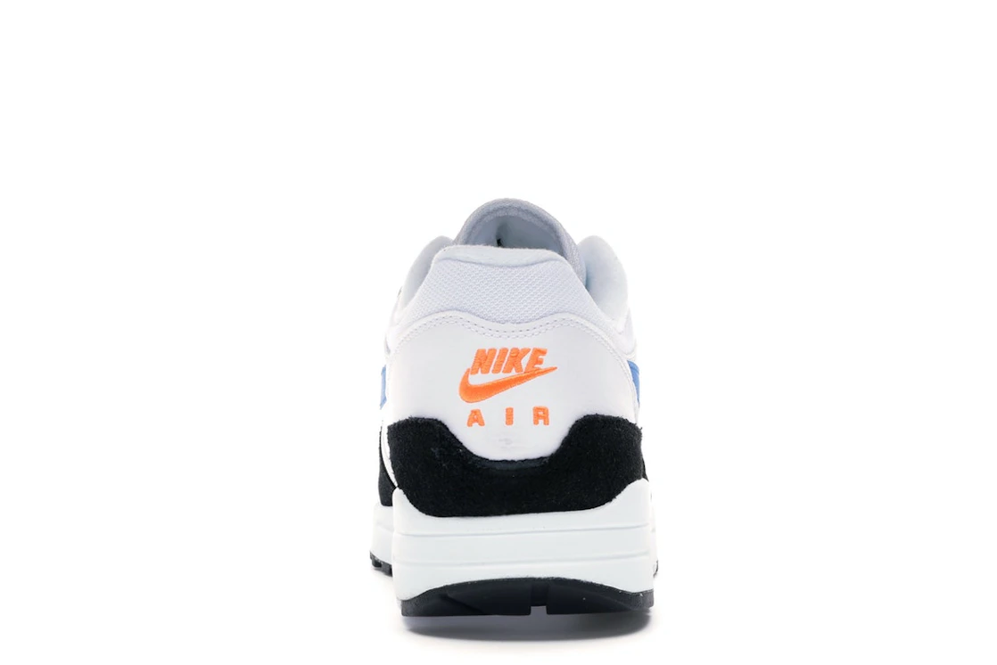 Vue 28 de Nike Air Max 1 White Photo Blue Black