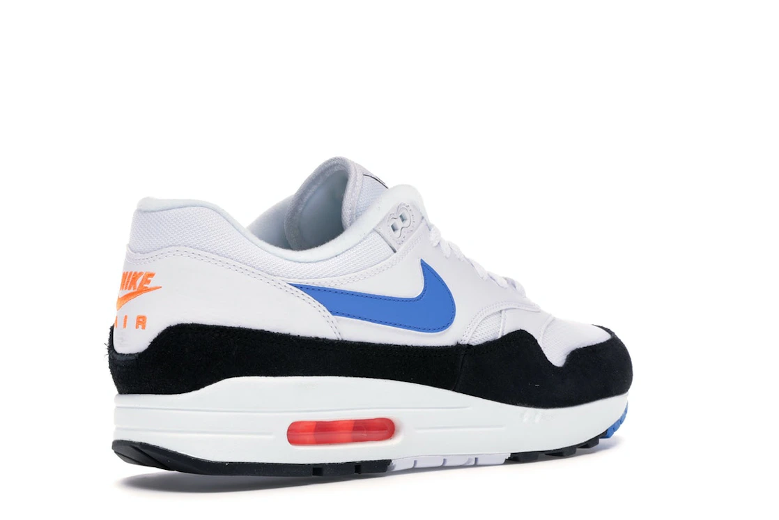 Vue 33 de Nike Air Max 1 White Photo Blue Black