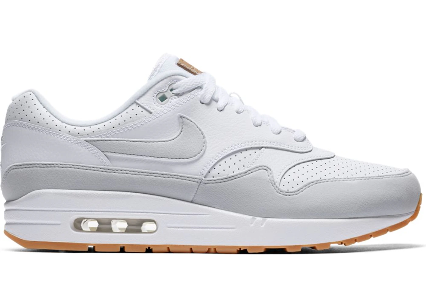 Nike Air Max 1 White Platinum Gum