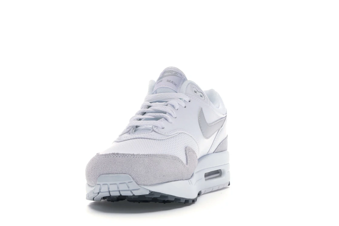 Vue 12 de Nike Air Max 1 White Pure Platinum