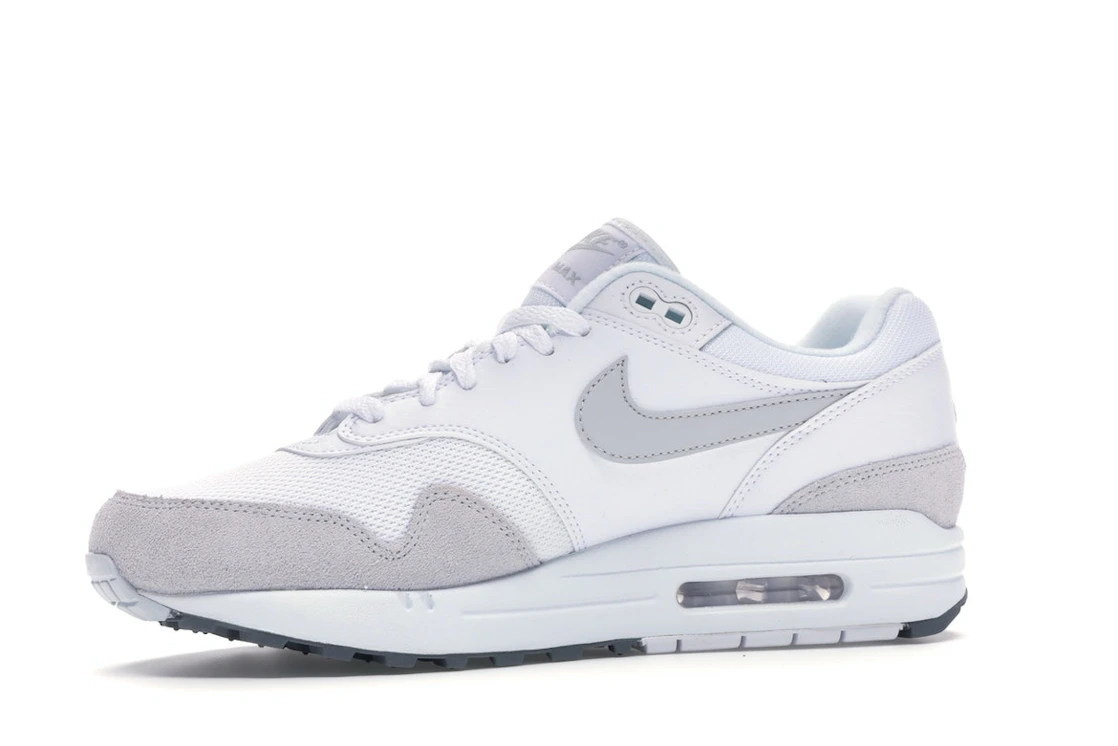 Vue 17 de Nike Air Max 1 White Pure Platinum