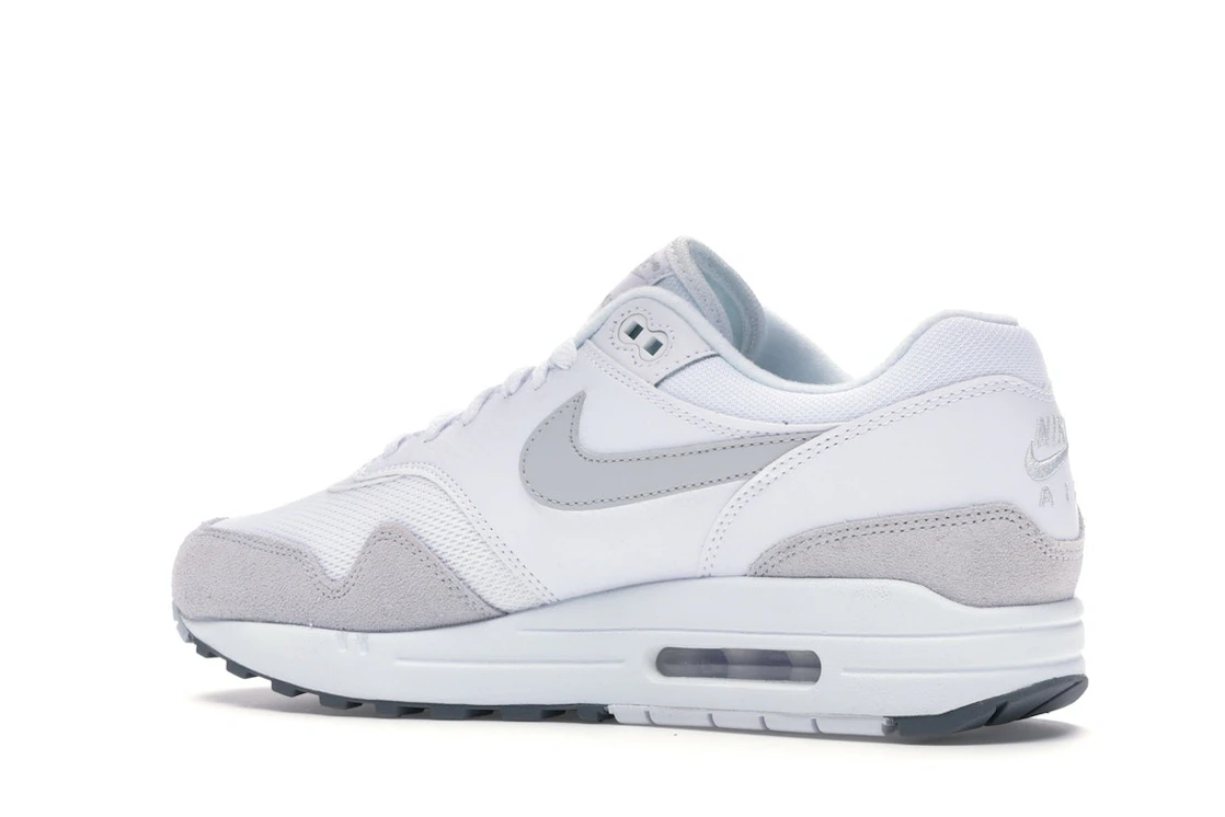 Vue 22 de Nike Air Max 1 White Pure Platinum