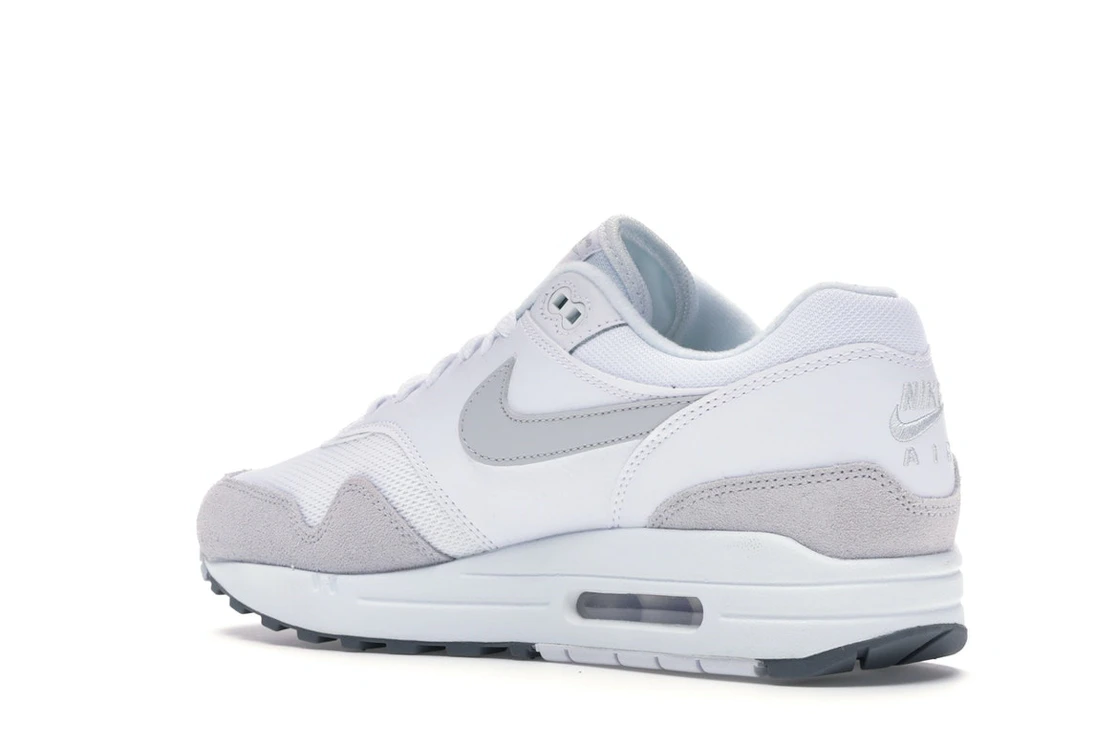 Vue 23 de Nike Air Max 1 White Pure Platinum