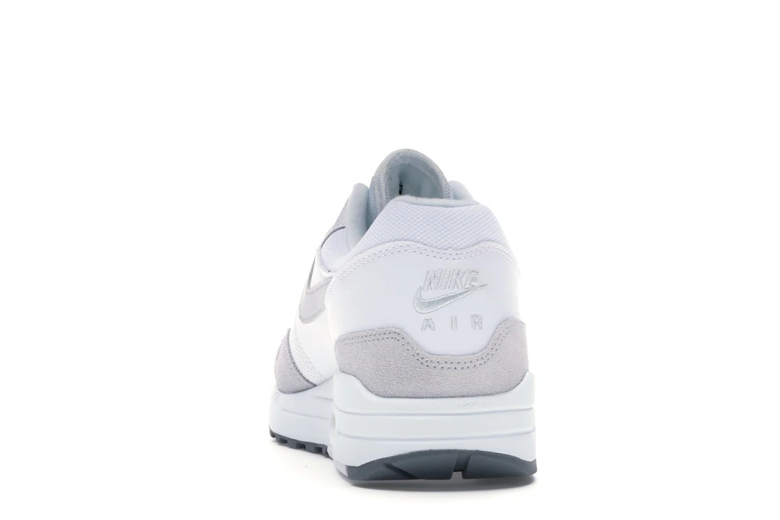Vue 27 de Nike Air Max 1 White Pure Platinum