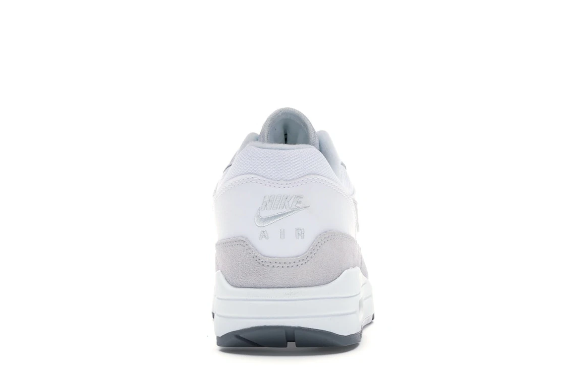 Vue 28 de Nike Air Max 1 White Pure Platinum