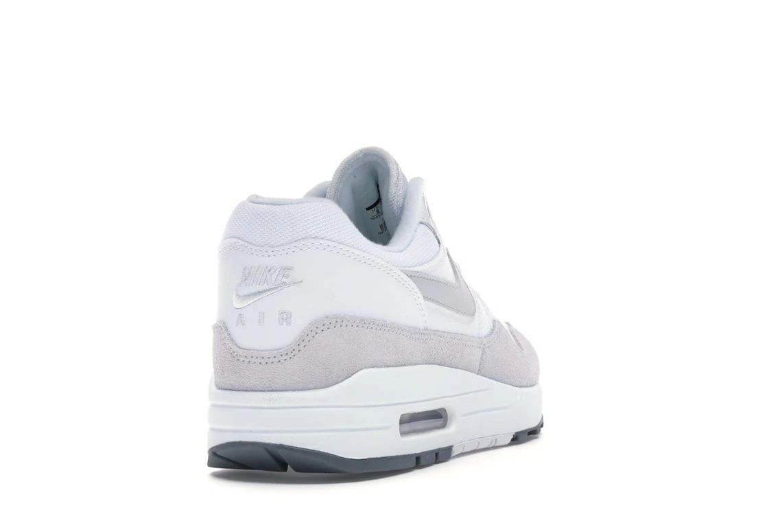 Vue 30 de Nike Air Max 1 White Pure Platinum