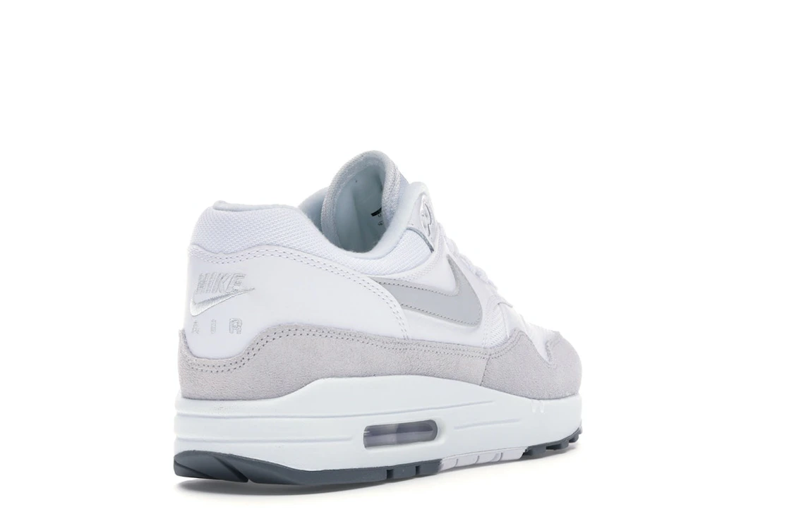 Vue 31 de Nike Air Max 1 White Pure Platinum