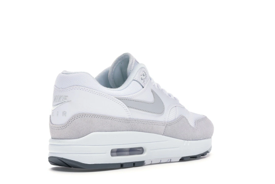 Vue 32 de Nike Air Max 1 White Pure Platinum