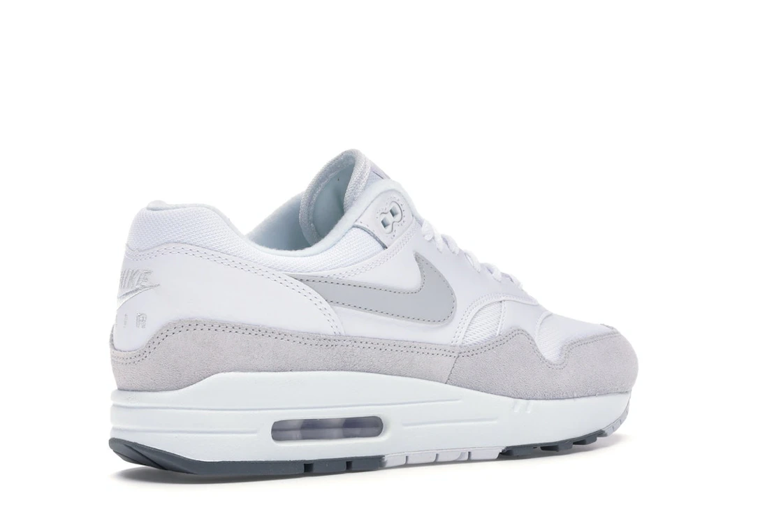 Vue 33 de Nike Air Max 1 White Pure Platinum