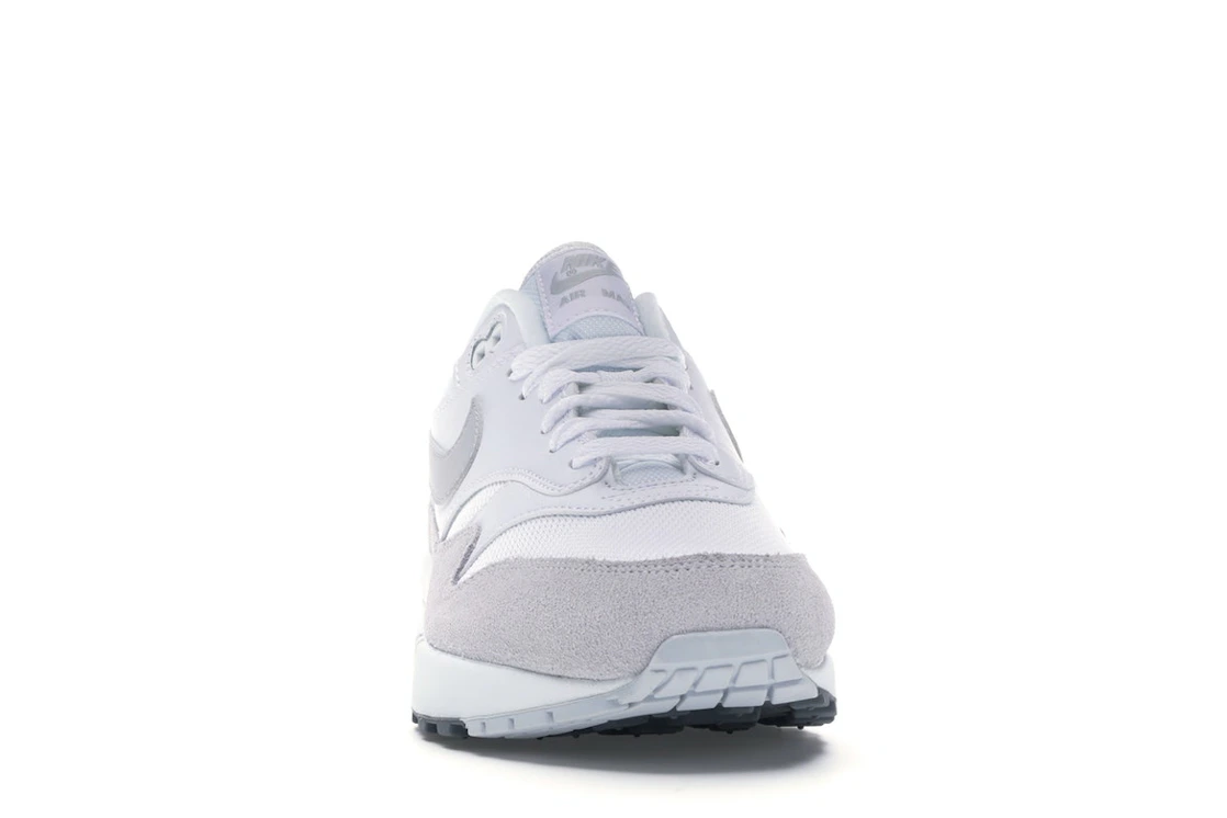 Vue 9 de Nike Air Max 1 White Pure Platinum