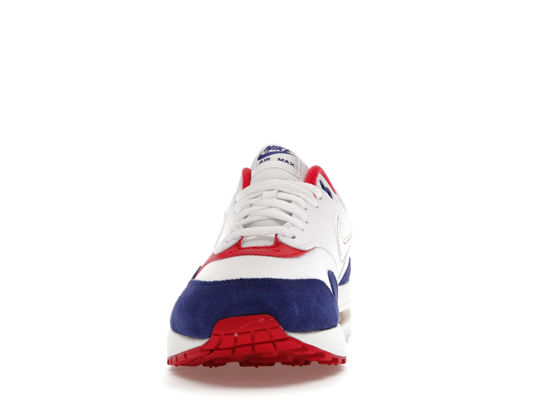 Vue 11 de Nike Air Max 1 White Red Blue