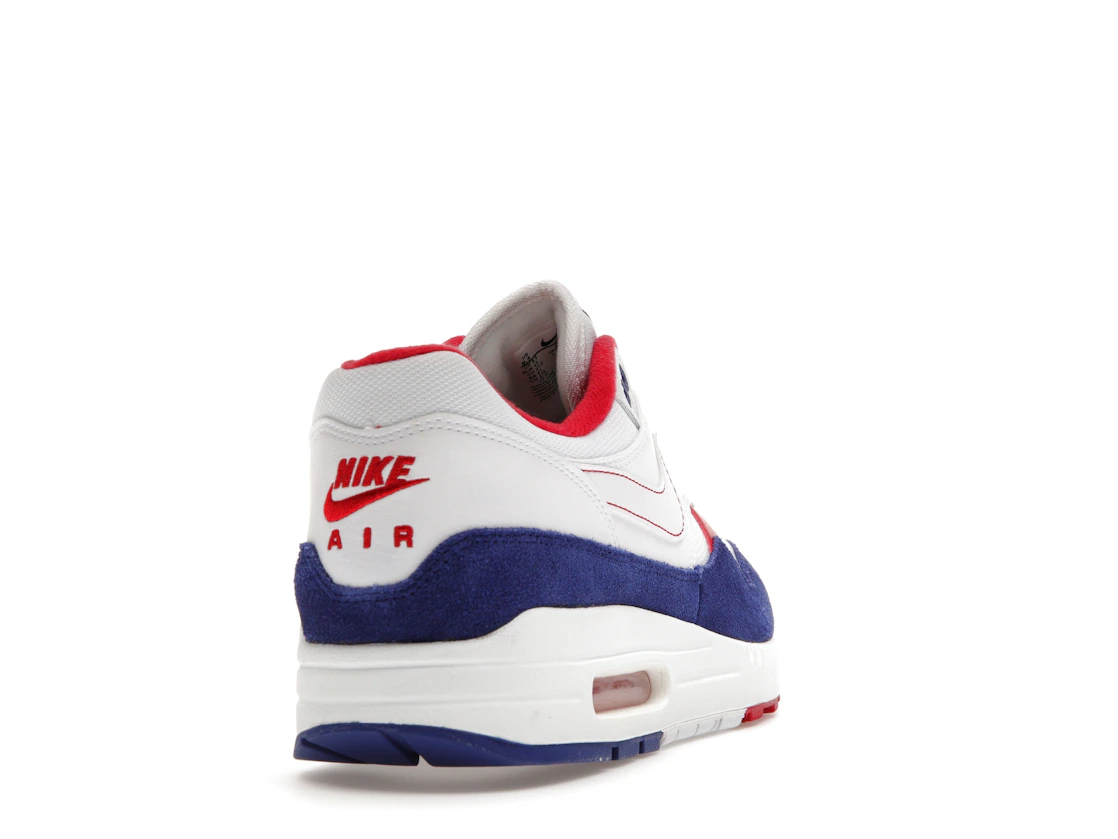 Vue 30 de Nike Air Max 1 White Red Blue