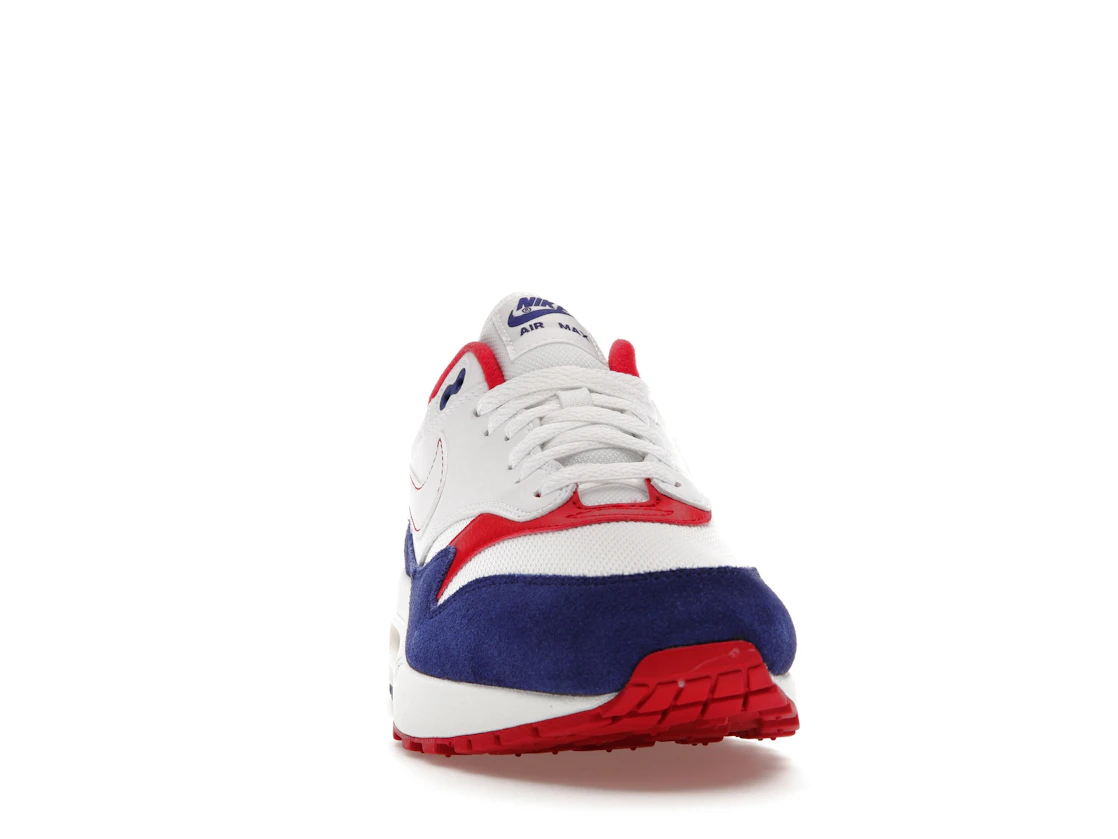 Vue 9 de Nike Air Max 1 White Red Blue