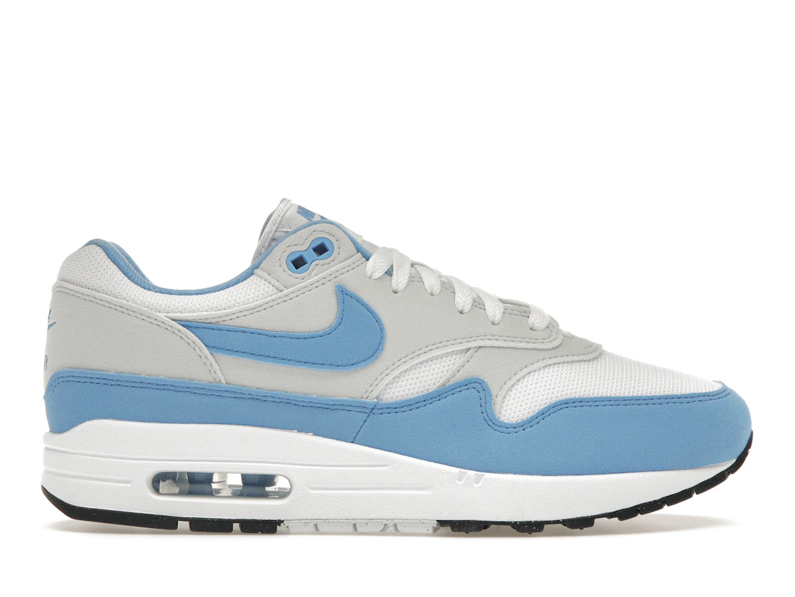 Vue 1 de Nike Air Max 1 White University Blue