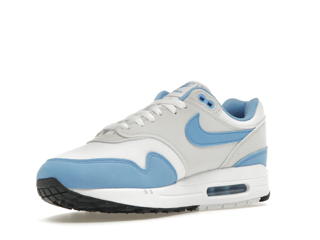 Vue 15 de Nike Air Max 1 White University Blue