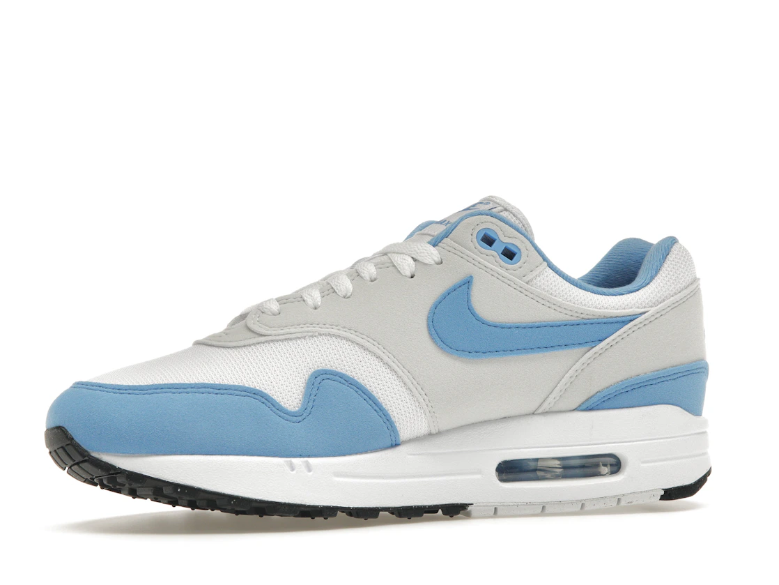 Vue 17 de Nike Air Max 1 White University Blue
