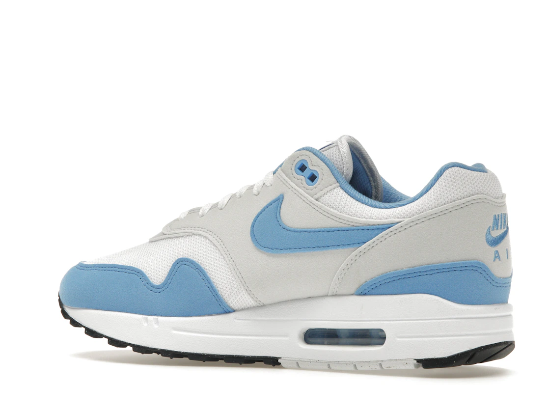 Vue 22 de Nike Air Max 1 White University Blue