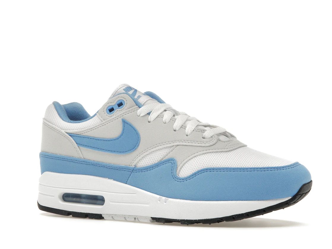 Vue 4 de Nike Air Max 1 White University Blue