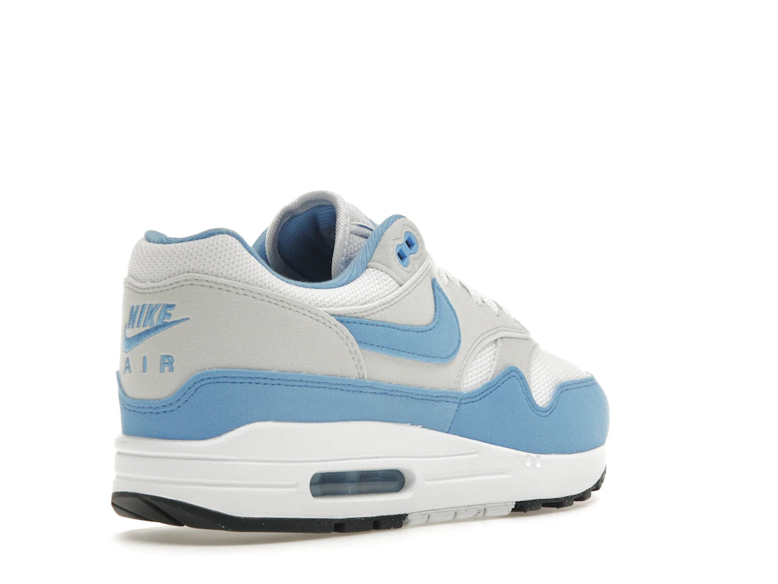 Vue 32 de Nike Air Max 1 White University Blue