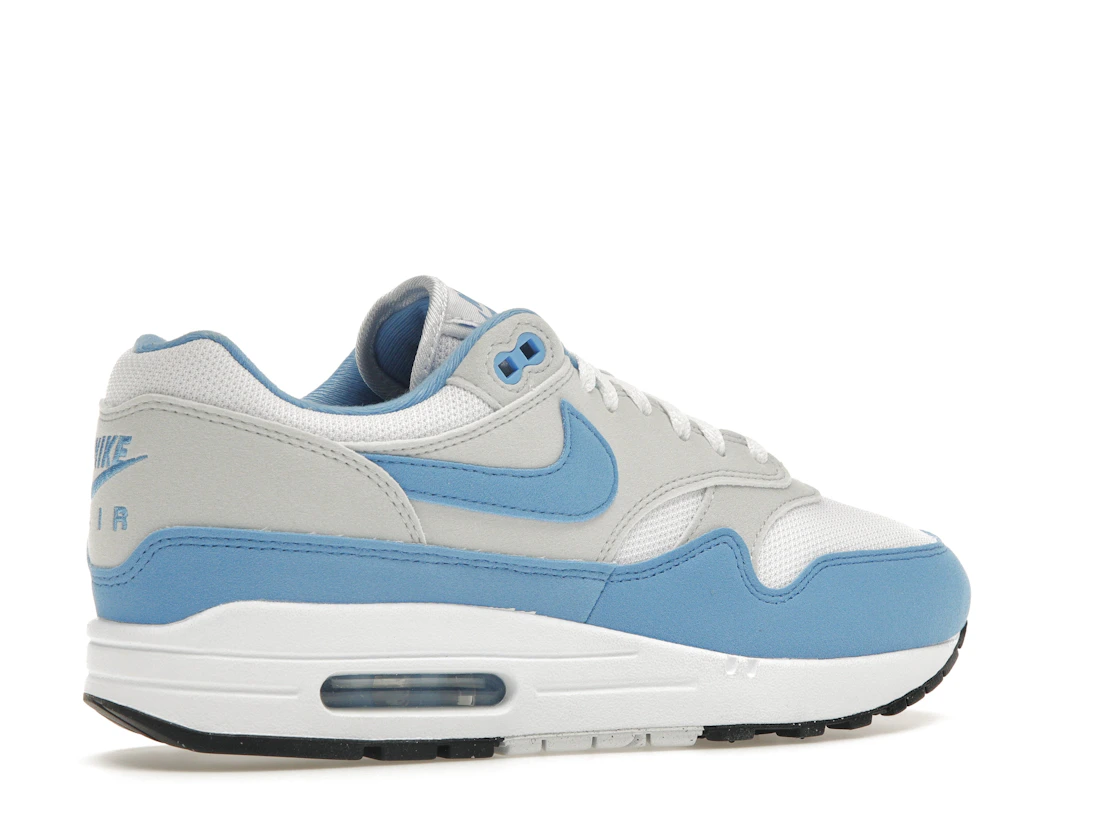 Vue 34 de Nike Air Max 1 White University Blue
