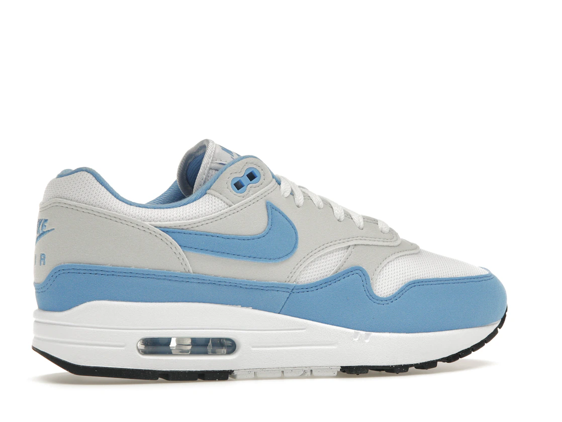 Vue 35 de Nike Air Max 1 White University Blue