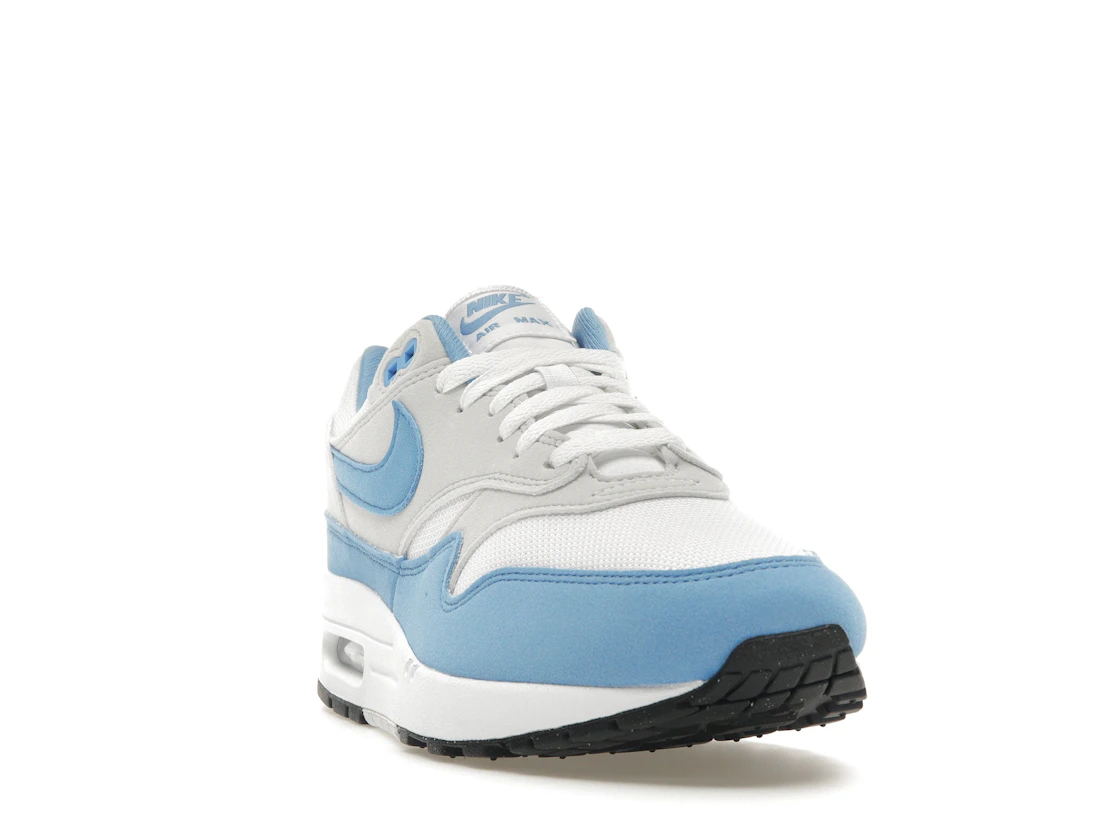 Vue 8 de Nike Air Max 1 White University Blue