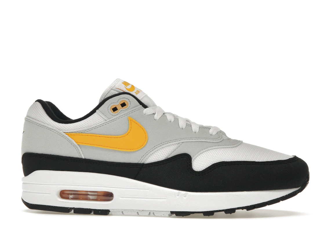 Vue 2 de Nike Air Max 1 White University Gold