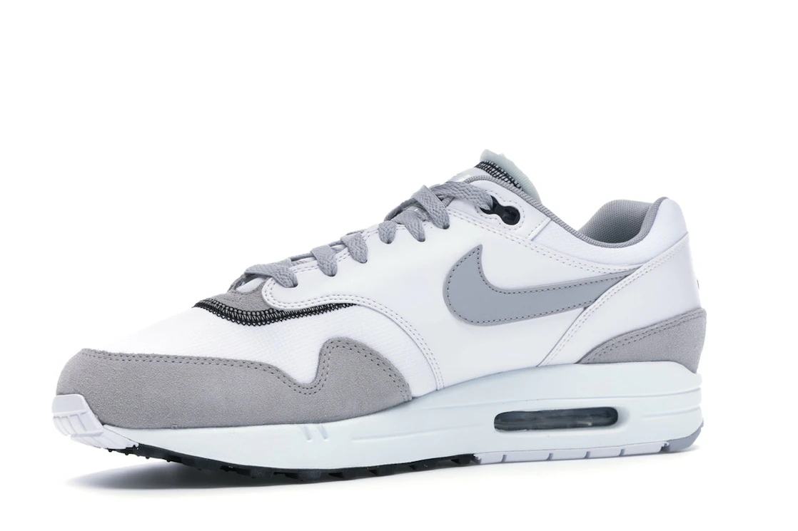 Vue 16 de Nike Air Max 1 Wolf Grey White