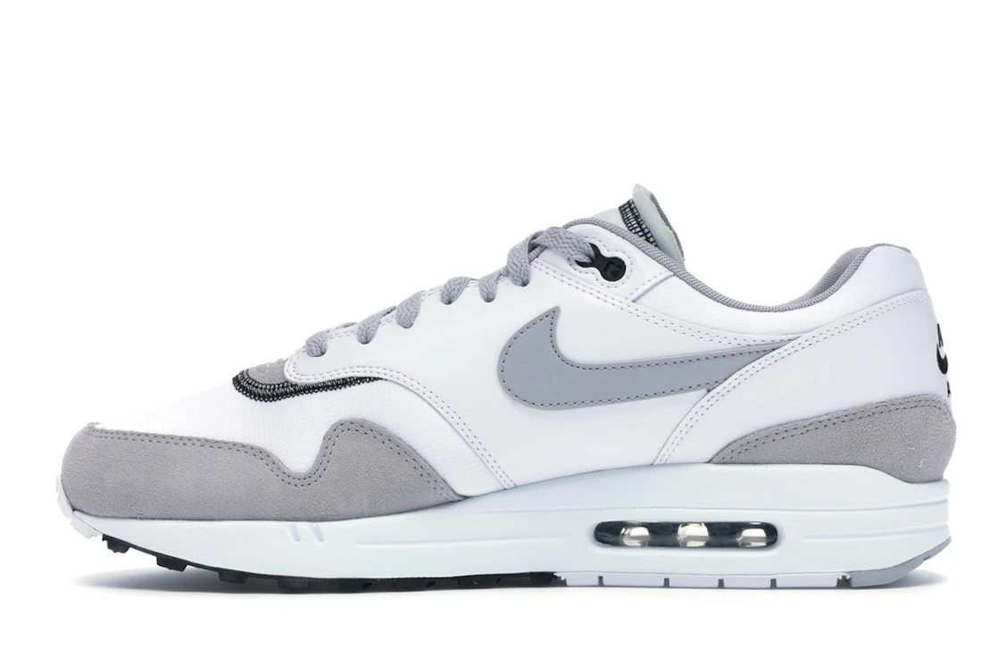 Vue 19 de Nike Air Max 1 Wolf Grey White