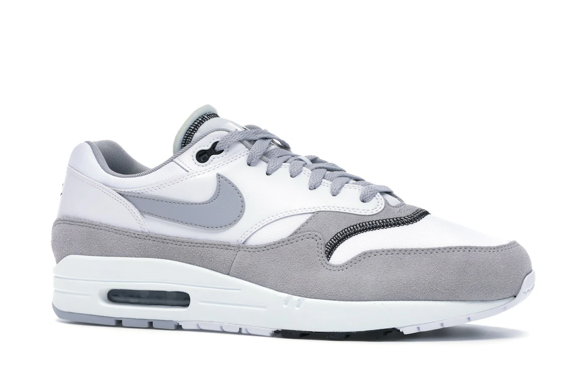 Vue 3 de Nike Air Max 1 Wolf Grey White
