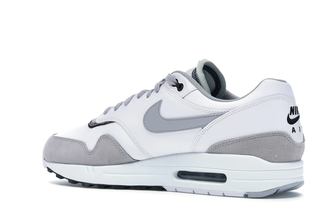 Vue 22 de Nike Air Max 1 Wolf Grey White