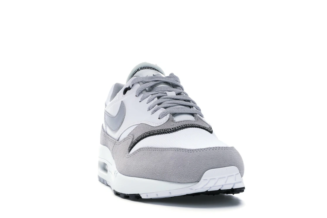 Vue 8 de Nike Air Max 1 Wolf Grey White