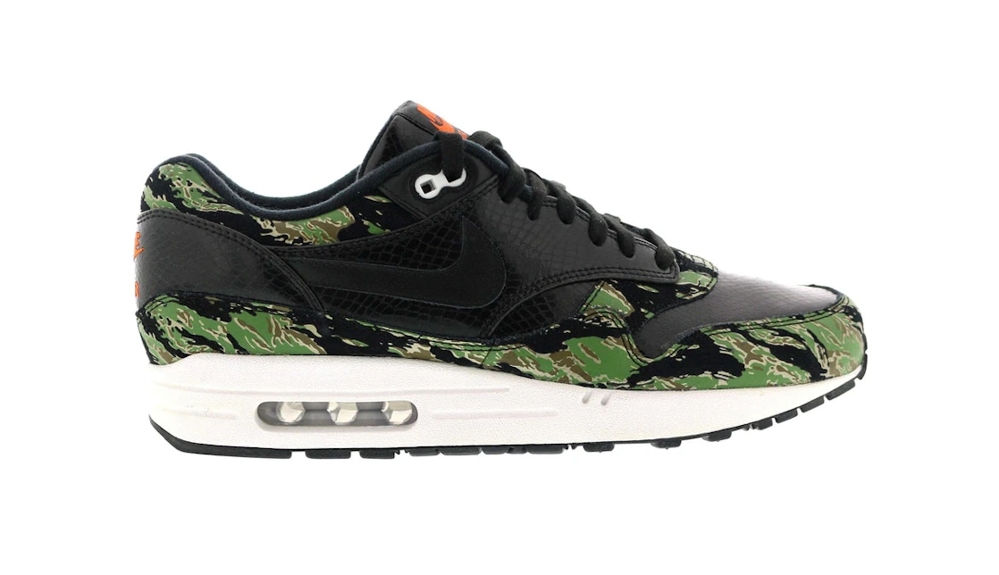 Vue 26 de Nike Air Max 1 atmos Tiger Camo Snakeskin