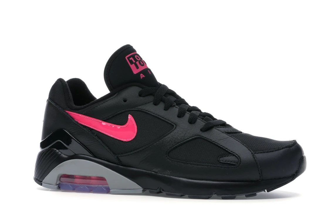 Vue 3 de Nike Air Max 180 Black Pink Blast