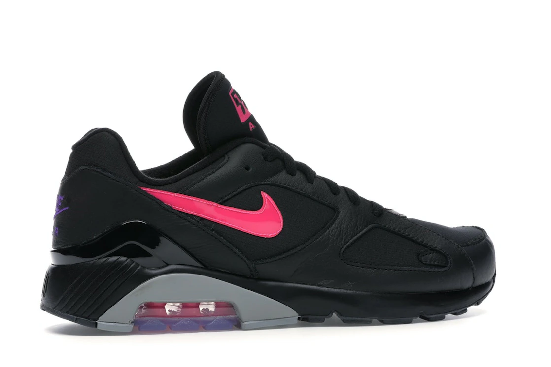Vue 35 de Nike Air Max 180 Black Pink Blast